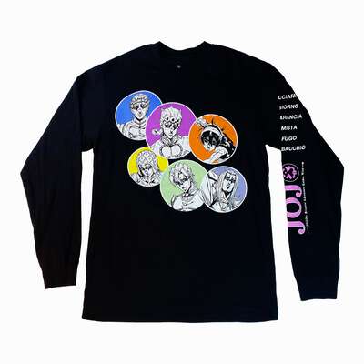 JoJo's Bizarre Adventure - JoJo Stands Long Sleeve Shirt - Crunchyroll Exclusive